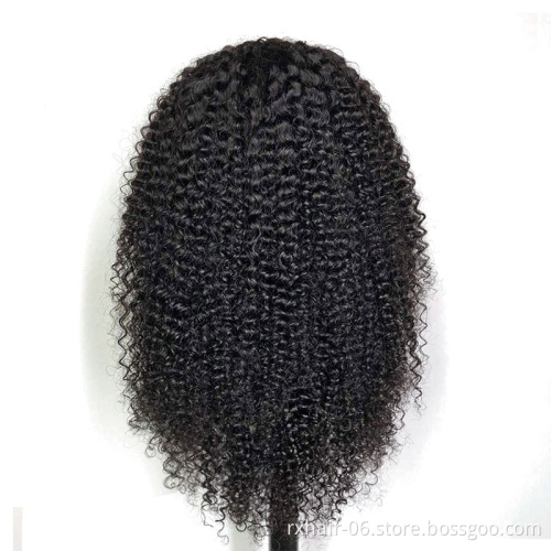 ISEE 13x6 Black Best Selling Quality Vietnamese Lace Front Bob Natural Burmese Human Hair Short Kinky Curly Wig For Black Women
